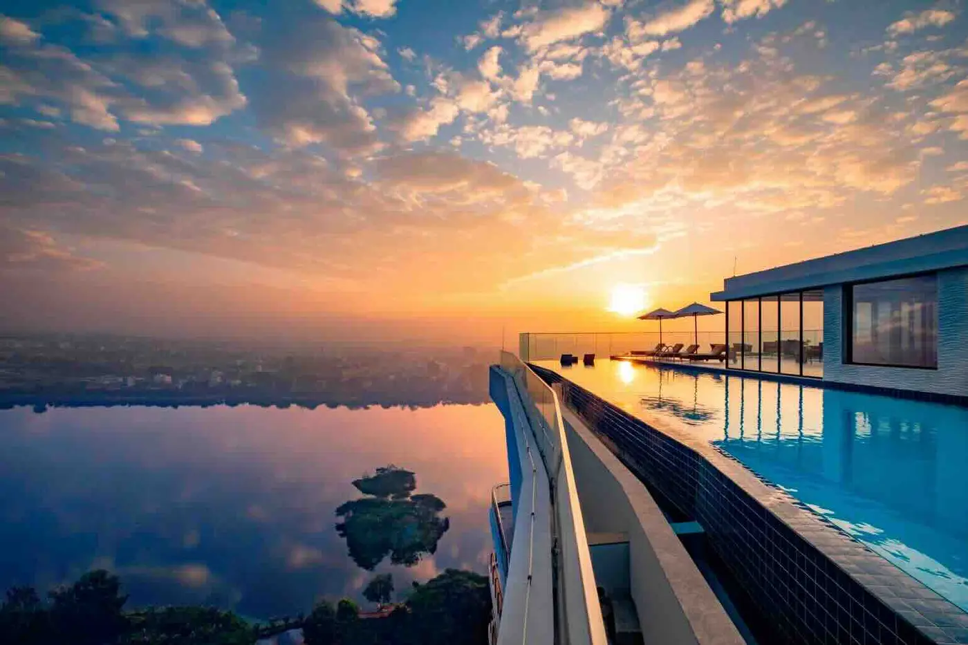 Total Environment Butterfly of Dreams towers set amid landscaped greenery
